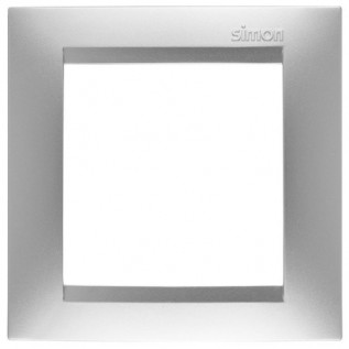 Рамка на 1 пост цвета алюминий S15 1500610-033 Simon