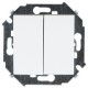Двухклавишный выключатель 16AX 250В~ белого цвета S15 1591398-030 Simon