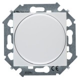 Светорегулятор поворотно-нажимной проходной 20-500Вт 230В~ белого цвета S15 1591790-030 Simon