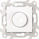 Светорегулятор LED поворотно-нажимной проходной 6-60Вт 230В~ белого цвета S24 Harmonie 2412313-030 Simon