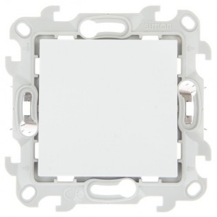 Однополюсный выключатель 10AX 250В~ белого цвета с системой Push&Go S24 Harmonie 2420101-030 Simon