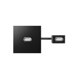 Модуль с адаптером, проходной USB мама/мама, черный, S400 40001191-038 Simon