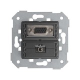 Розетка VGA HD15 + Mini-Jack 3,5 мм S75 7500091-039 Simon