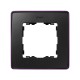 Рамка на 1 пост цвета графит с металлическим основанием матового фиолетового цвета S82 Detail 8201610-251 Simon